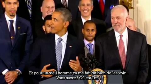 Vidéo cérémonie vainqueur des playoffs de 2013 avec le président B.Obama- MIAMI HEAT - BeinSport 