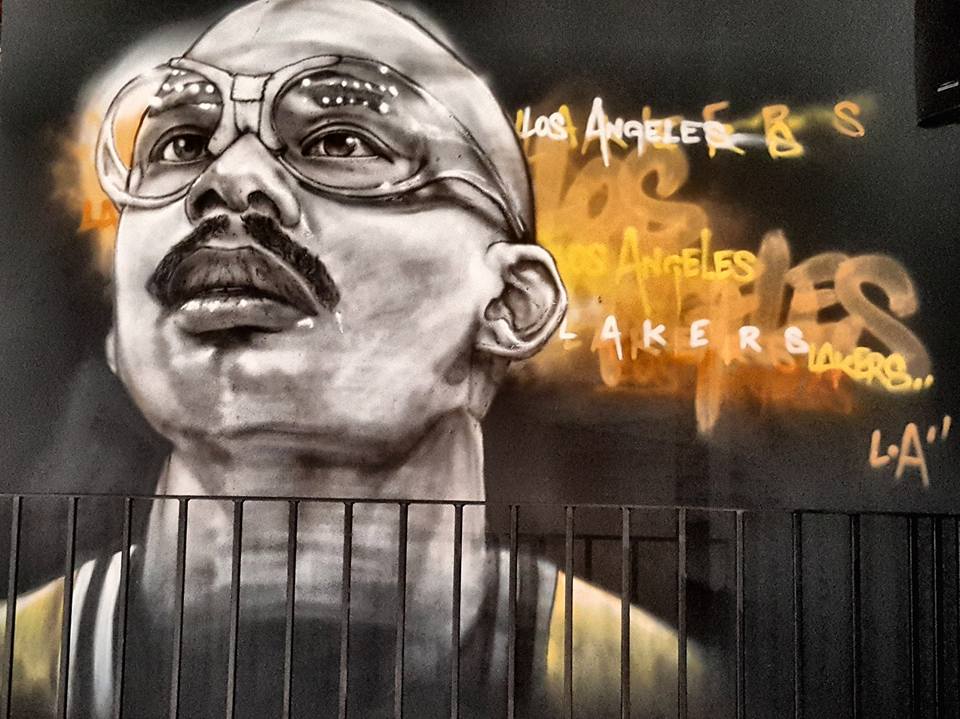 Portrait de Kareem Abdul-Jabbar par Mathieu Dussaucy pour le BSHOP BASKET BALL - Crédit photo : BSHOP